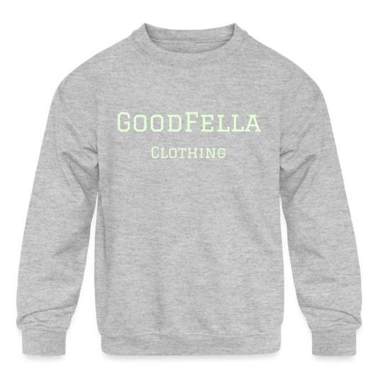 Kid’s Glow GF Premium Sweatshirt - heather gray